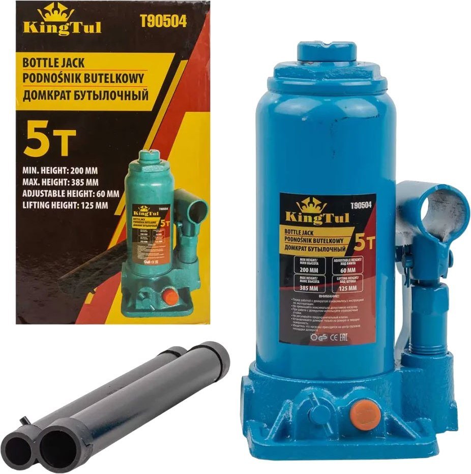 

Бутылочный домкрат KingTul KT-T90504 5т