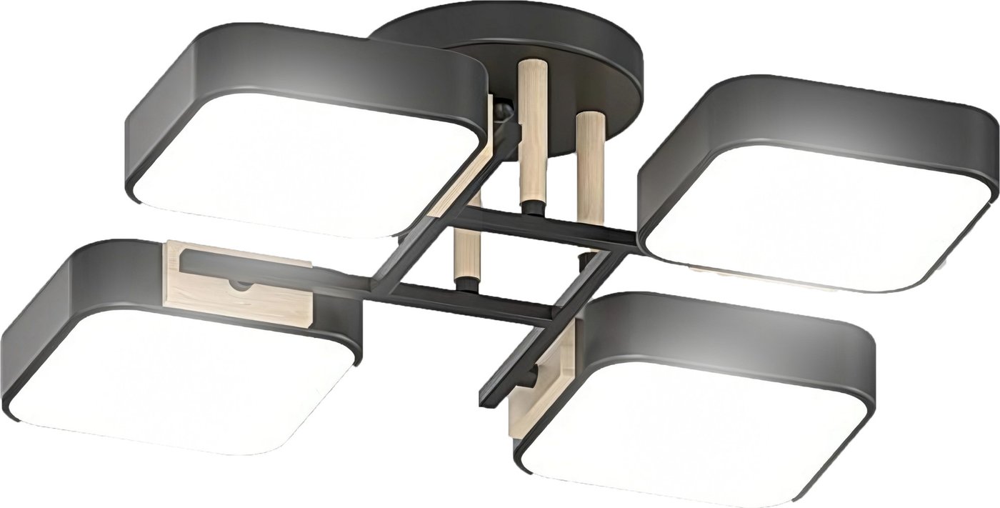 

Припотолочная люстра Aitin Pro X3352/4 (черный/дерево)