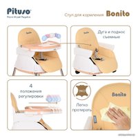 Высокий стульчик Pituso Bonito 3 в 1 (бежевый)
