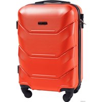 Чемодан-спиннер Wings Peacock 147 50 см (оранжевый)