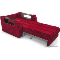 Кресло-кровать Мебель-АРС Барон №3 (бархат, красный Star Velvet 3 Dark Red)