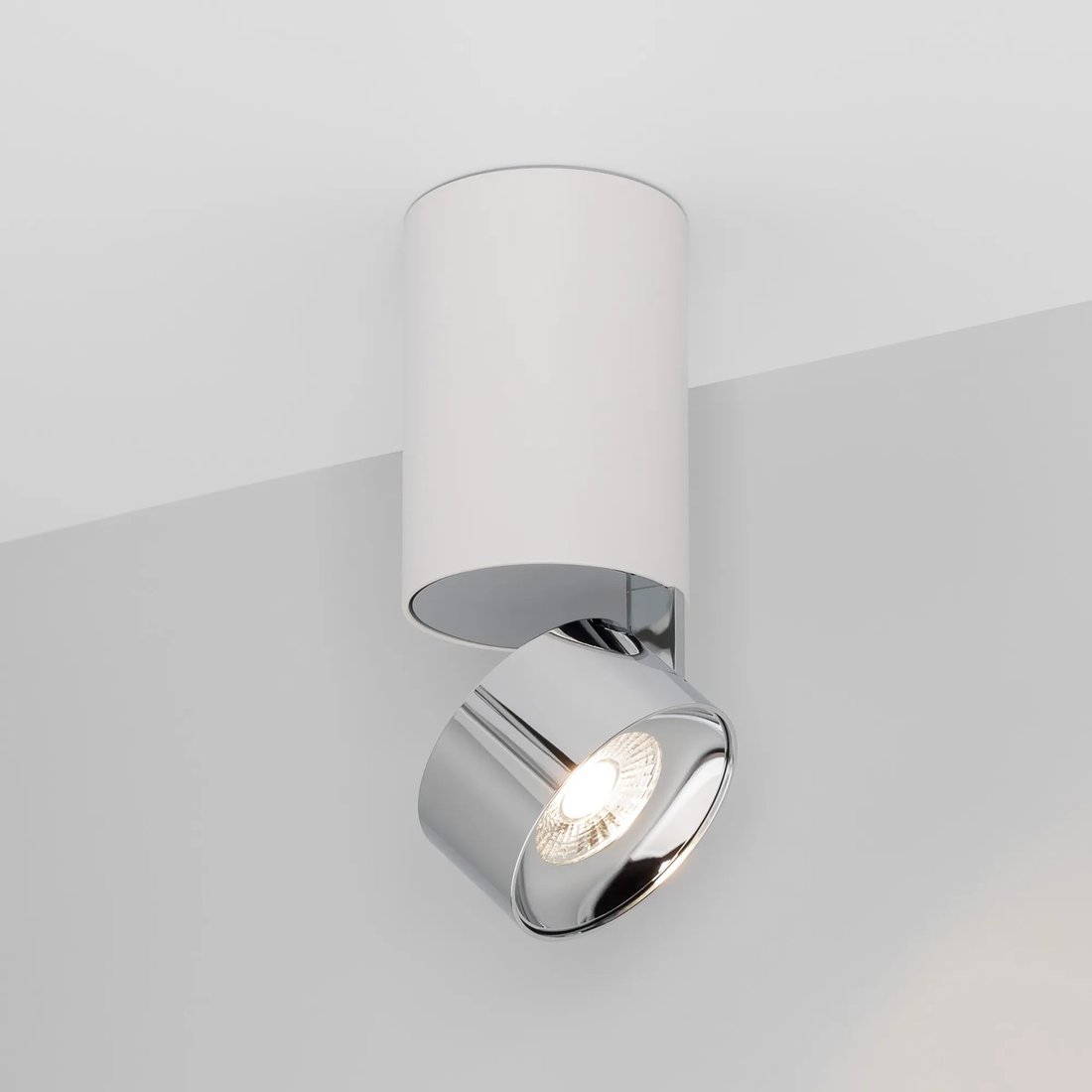 

Точечный светильник Arlight SP-PLURIO-SURFACE-LONG-R77-9W Day4000 WH-CHR 36deg 040373