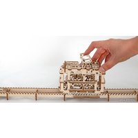 3Д-пазл Ugears Трамвай с рельсами
