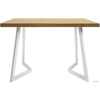 Кухонный стол Buro7 Уиллис 120 (классика, дуб натуральный/белый)