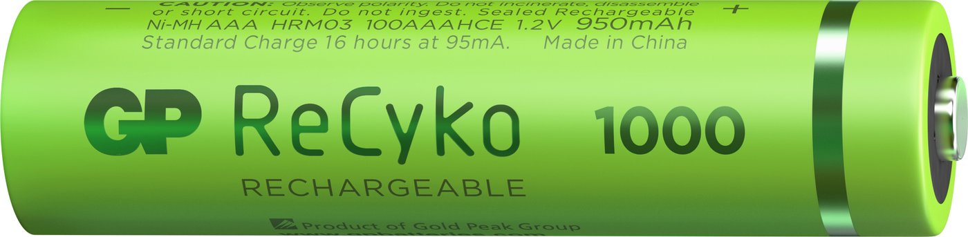

Аккумулятор GP ReCyko AAA 950mAh