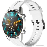 Ремешок Hurtel Silicone Strap для Huawei Watch GT/GT 2/GT 2 Pro, 46мм (белый)