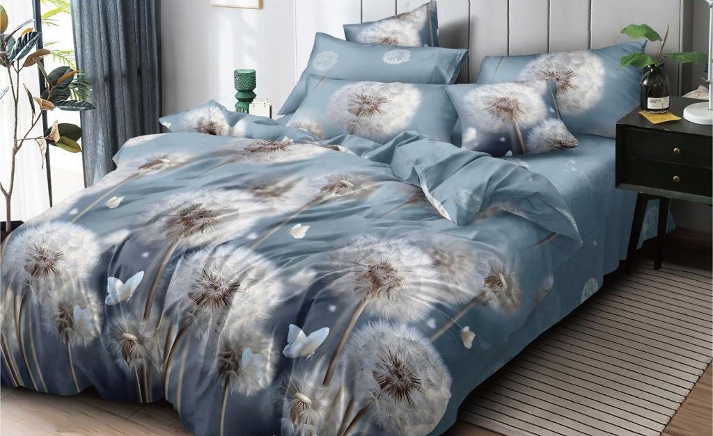 

Евро комплект постельного белья Luxor № F 80008 A/B Евро (поплин)