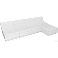 Угловой диван Лига диванов Холидей 101841 (белый)