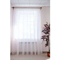 Тюль Decoretto Креп-вуаль КВ-КВ 2.25x2.6 м (белый, 1 шт)