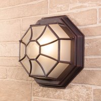 Уличный настенный светильник Elektrostandard Telarana L GL 1024D (капучино)