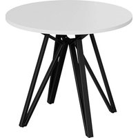 Кухонный стол Трия Ройс тип 2 (черный муар/белый)