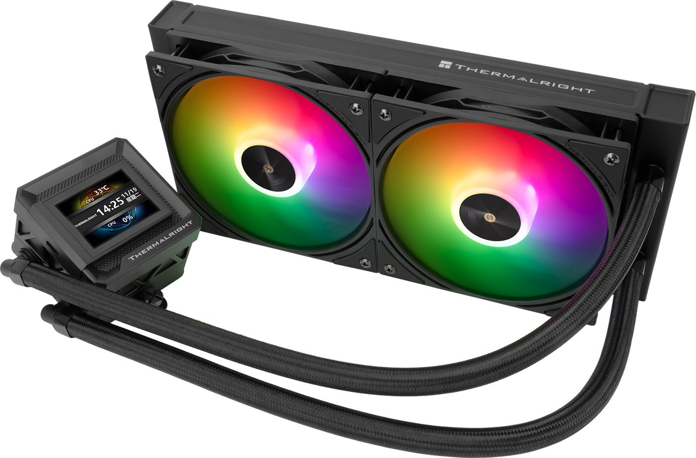 

Система жидкостного охлаждения для процессора Thermalright Frozen Warframe 240 SE ARGB (черный)