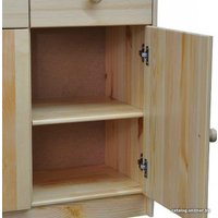 Комод Диприз Ром 2 двери 2 ящика Д 1349.2 (бесцветный лак)