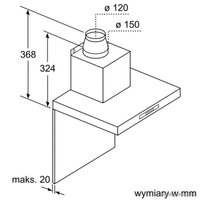 Кухонная вытяжка Bosch DWB06W452