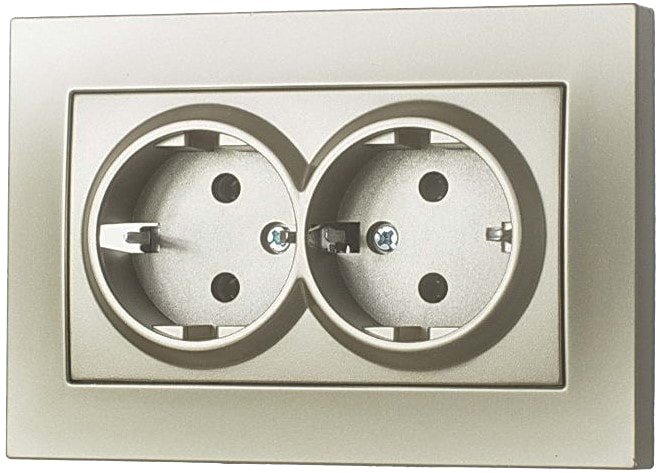 

Розетка Elbi Vega 510-011430-907 (титан)