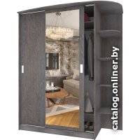 Шкаф-купе Кортекс-мебель Лагуна ШК05-01 правая консоль (береза)