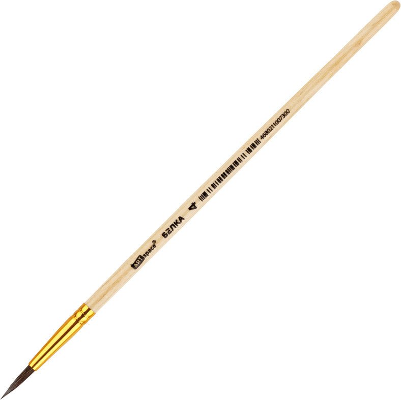 

Кисть для рисования ArtSpace белка круглая №04 SH4_2366