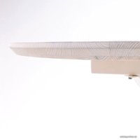 Кухонный стол ОКА Раунд 100-140x75 (дуб беленый/белый)