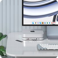 Док-станция Satechi Stand & Hub For Mac Mini / Studio With NVMe SSD Enclosure ST-GMMSHS