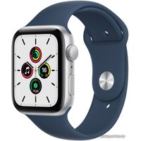 Умные часы Apple Watch SE 40 мм (алюминий серебристый/синий омут спортивный)