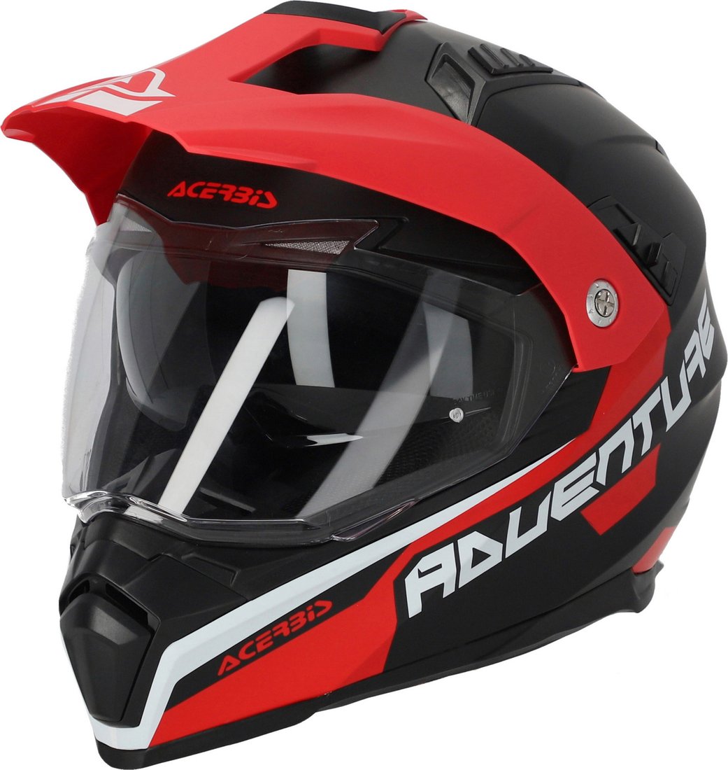 Мотошлем Acerbis Flip FS-606 22-06 0025107.295.061 (XS, серый/красный)
