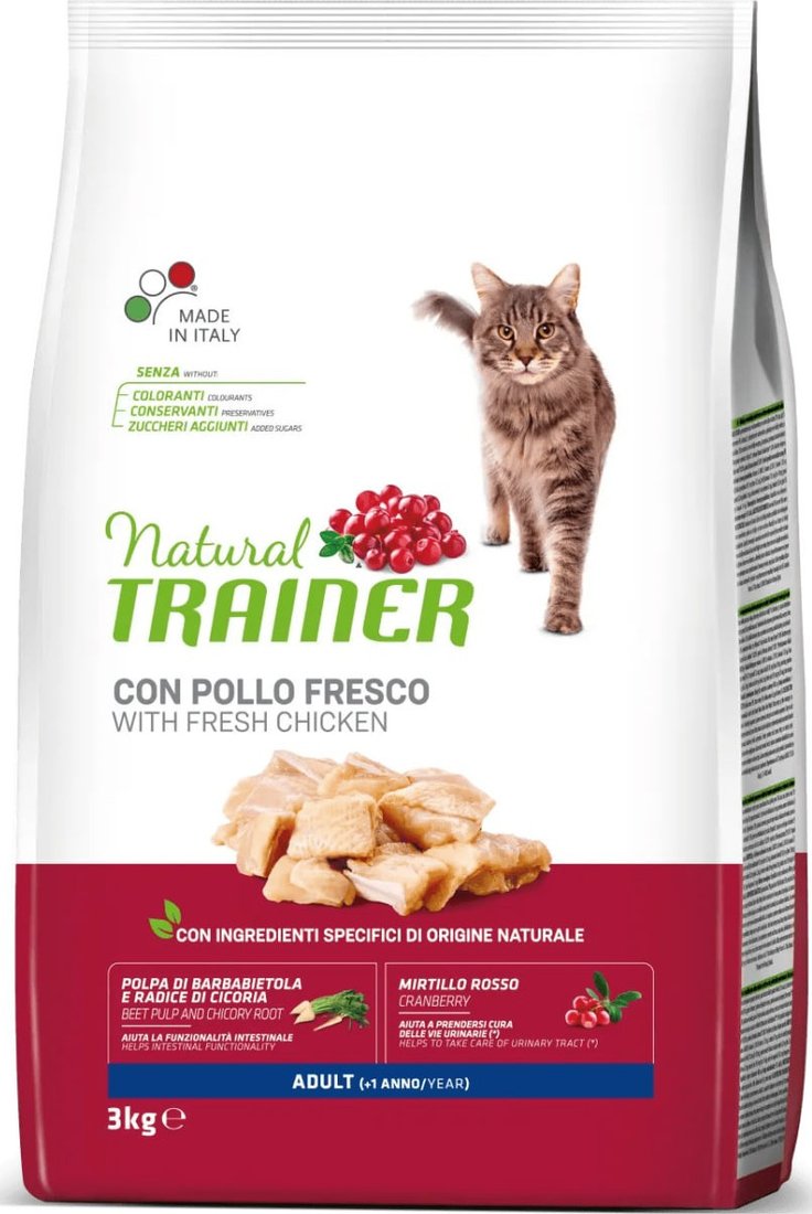 Сухой корм для кошек Trainer Natural Cat Adult Корм сухой для кошек с курицей 3 кг