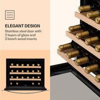 Винный шкаф Klarstein Vinsider 24 Built-In Uno (серебристый)