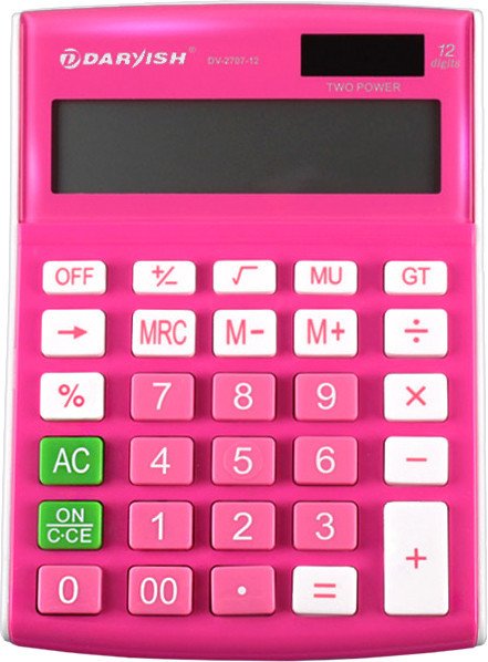 

Бухгалтерский калькулятор Darvish DV-2707-12Pk (розовый)