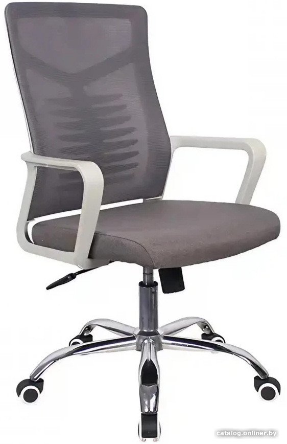 Офисное кресло SitUp Delta grey chrome (сетка grey/grey)