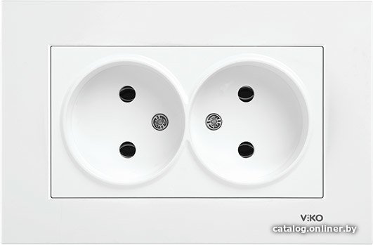 Розетка Viko Karre 90960055 (с рамкой)