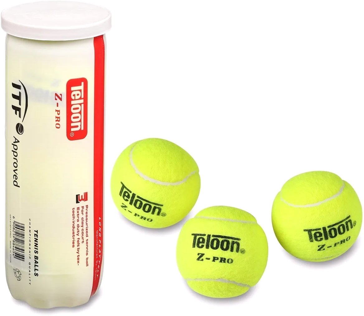 

Набор теннисных мячей Teloon Z-pro 818T P3 (4 шт, желтый)