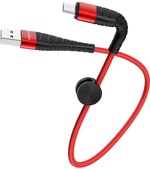 

Кабель Borofone BX32 microUSB 0.25 м (красный)
