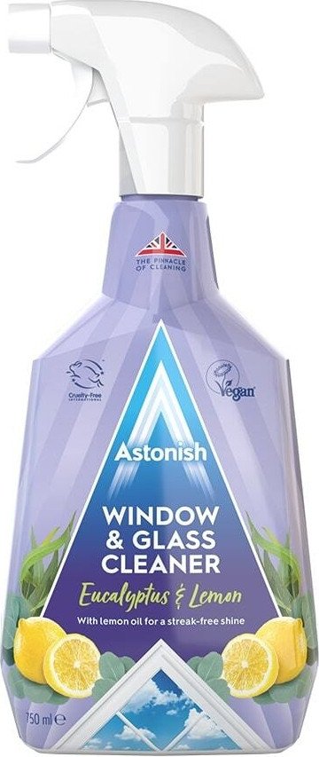

Средство для стекла и зеркал Astonish Эвкалипт и лимон 750 мл