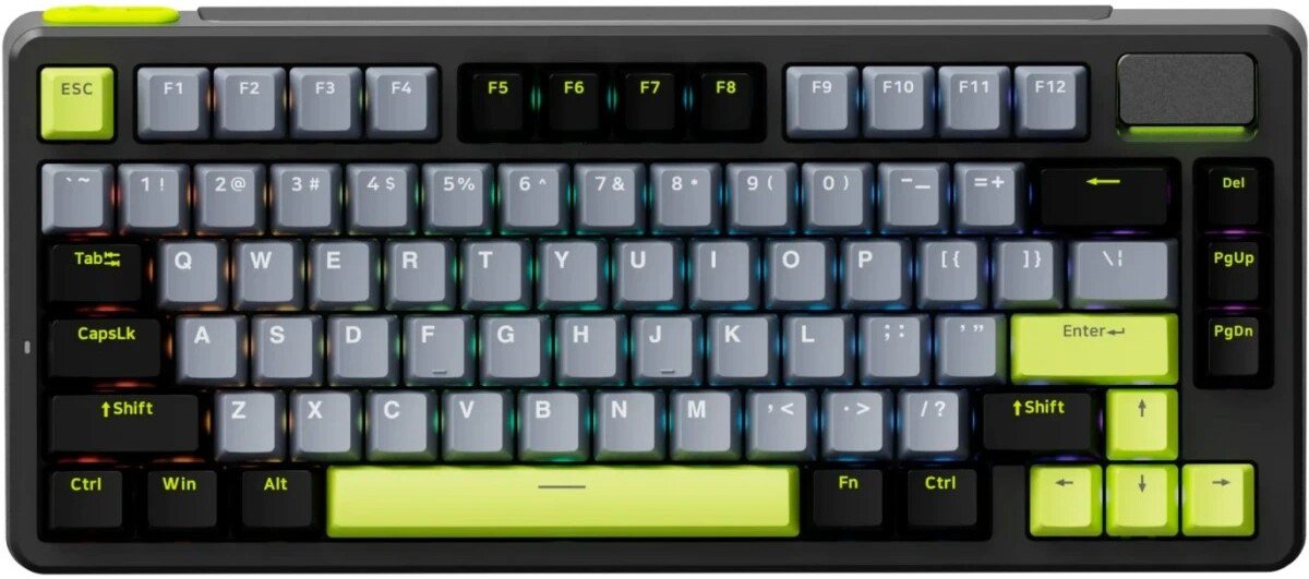 Клавиатура Rapoo V700 DIY-75 (черный/серый/зеленый)