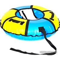Тюбинг Bubo Bubo Snowball 800 мм (голубой/желтый)