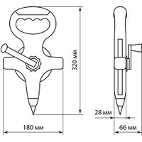 Рулетка TDM Electric Рубин SQ1018-0402