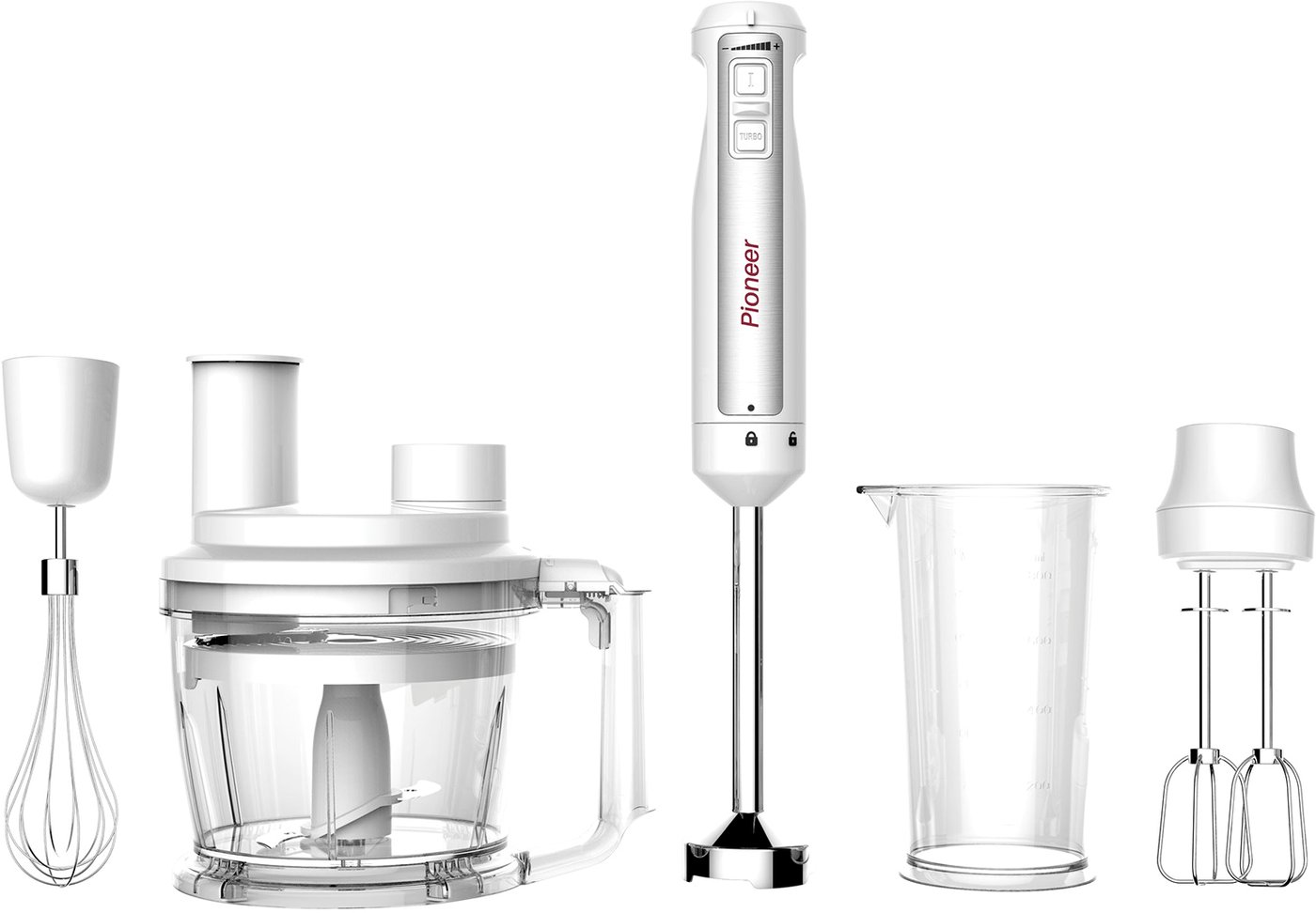 

Погружной блендер Pioneer HB135S (белый)