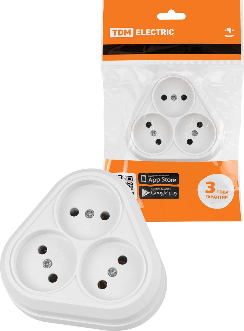 

Розетка TDM Electric Ладога SQ1801-0136 (белый)