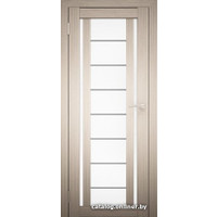 Межкомнатная дверь Юни Амати 11 80x200 (дуб беленый/матовое стекло) в Орше