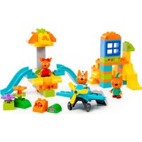 Конструктор Полесье Макси Три кота. Игровая площадка 70245