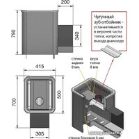 Банная печь Везувий Русичъ Антрацит 28 (205)