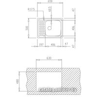 Кухонная мойка TEKA Classico 1C MTX (30000053)