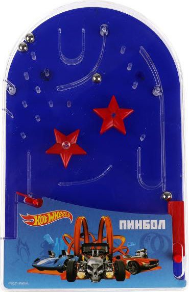 

Детская настольная игра Играем вместе Hot Wheels. Пинбол B1304252-R2