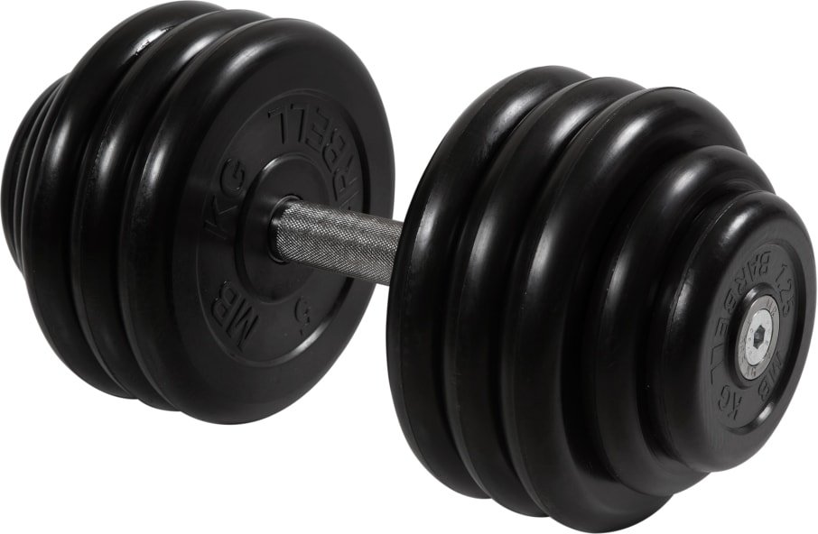 

Гантель MB Barbell Профи 38.5 кг (вращающаяся ручка)