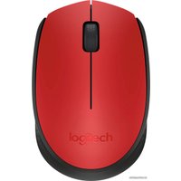 Мышь Logitech M171 (красный/черный)