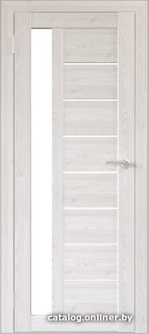 Межкомнатная дверь Юни Бона 04 90x200 (лиственница сибиу/матовое стекло)