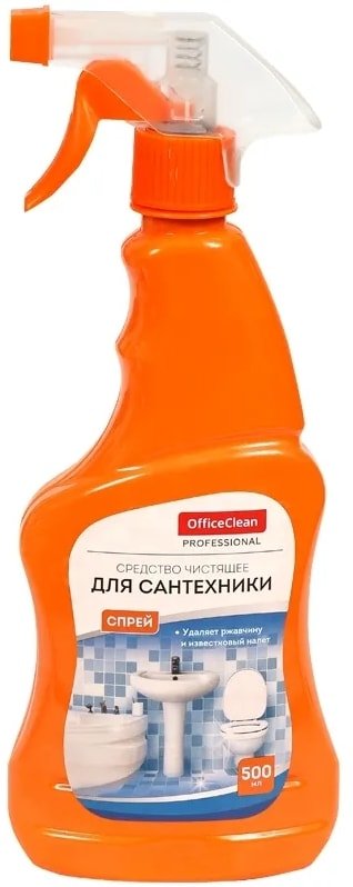 

Средство для сантехники OfficeClean Professional WC с курком 500 мл