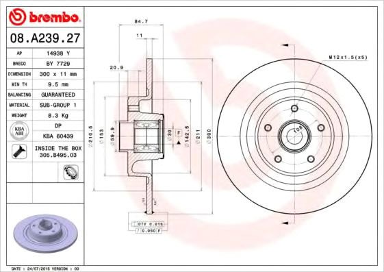 

Brembo 08A23927