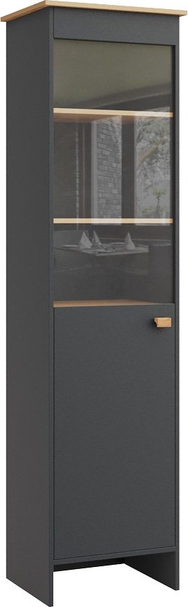 

Шкаф-пенал КМК Мебель Л Скандинавия КМК 0905.27 (дуб наварра/антрацит)