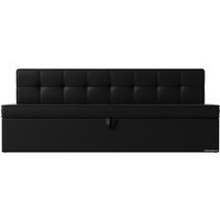 Диван Лига диванов Техас 340 (экокожа черный)